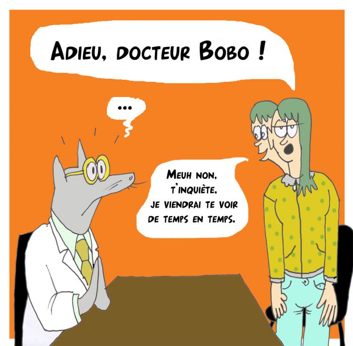 Adieu Dr Bobo, par Polo